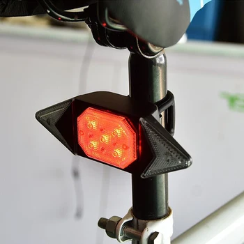 Nepremočljiva Kolo Luč Brezžični Daljinski upravljalnik Izposoja Vključite Opozorilne Luči USB Polnilne Zadnje Luči Varnosti Kolesarjenje Rep Lučka