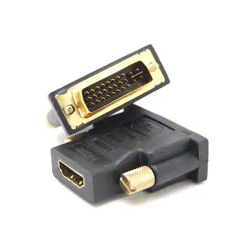 Brezplačno shippingDVI Moški HDMI Ženski Adapter DVI-I Dual-Link (24+5 pin) Prosto shippingnew