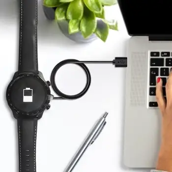 1m Hitro USB Kabel za Polnjenje Prenosnih Pametno Gledati Polnilnik Naprave Watch Polnilec Za Ticwatch Pro 3 Pro3 Smartwatch Dodatki