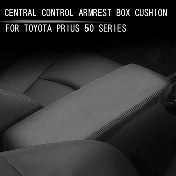 Avto Center Konzola Pokrov Armrest Polje, Usnje, usnjeni Zaščitni Pokrov Blazina Pad za Toyota Prius 50 Serije