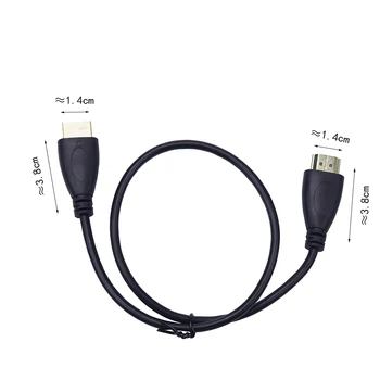 1PC HDMI je združljiv Kabel Video Kabli pozlačeni 2.0 4K 1080P 3D Kabel Za HDTV Splitter Preklopnik 0,5 m do 1,5 m