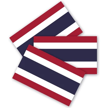 Tajsko Zastavo Odbijač Nalepke 3 Kosi So Izdelani iz trpežnega vodoodpornega Materiala, Avto/tovornjak Ladje/laptop Auto Decoration10*6 cm